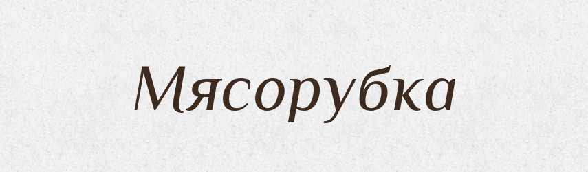 Мясорубка — Великий тлумачний словник сучасної української мови
