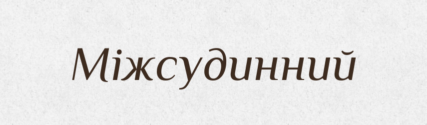 Міжсудинний — Великий тлумачний словник сучасної української мови