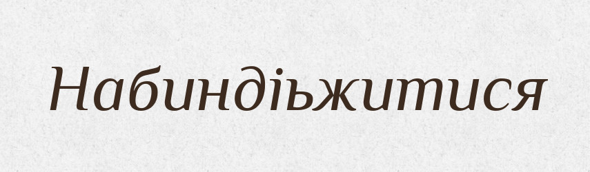 Набиндіьжитися — Великий тлумачний словник сучасної української мови