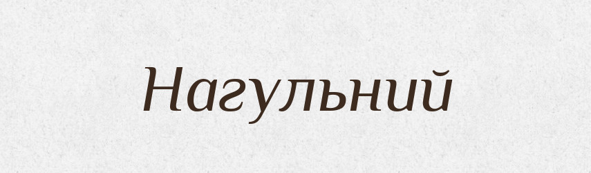 Нагульний — Великий тлумачний словник сучасної української мови
