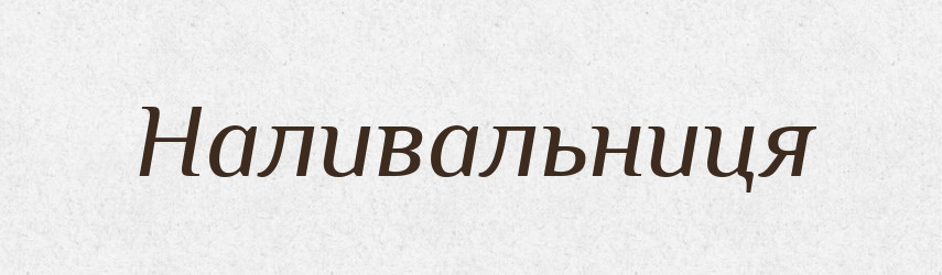 Наливальниця — Великий тлумачний словник сучасної української мови
