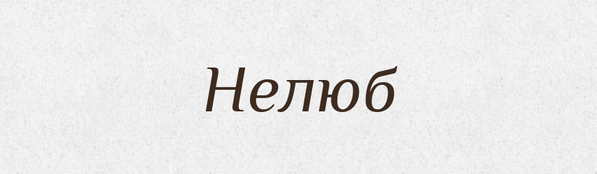 Нелюб — Великий тлумачний словник сучасної української мови