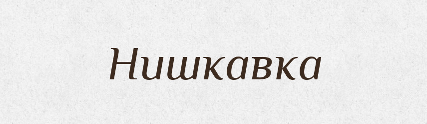 Нишкавка — Великий тлумачний словник сучасної української мови