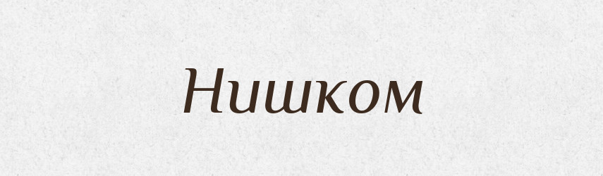 Нишком — Великий тлумачний словник сучасної української мови