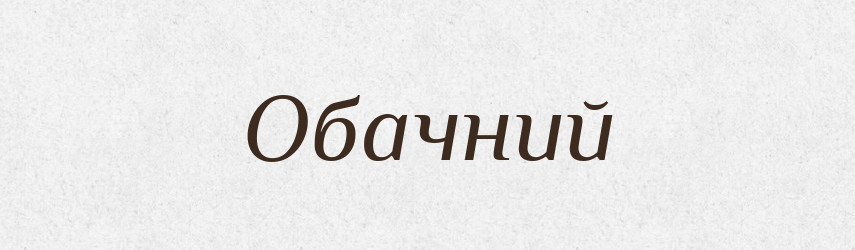 Обачний — Великий тлумачний словник сучасної української мови