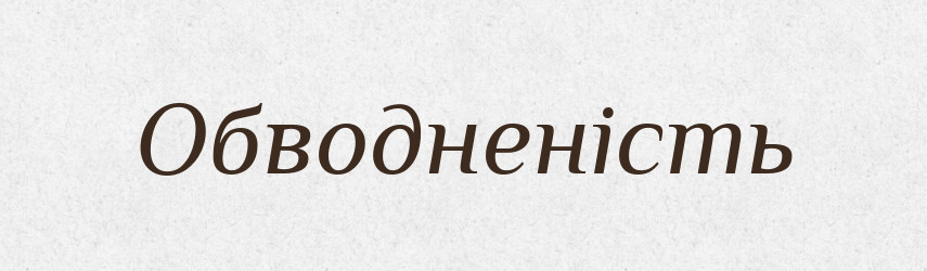 Обводненість — Великий тлумачний словник сучасної української мови