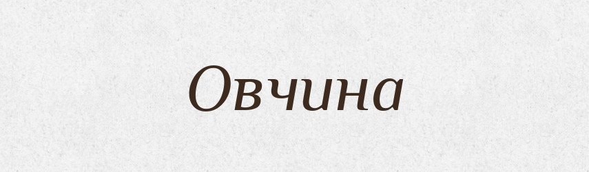 Овчина — Великий тлумачний словник сучасної української мови