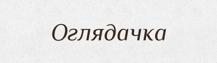 Оглядачка — Великий тлумачний словник сучасної української мови
