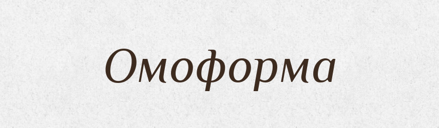 Омоформа — Великий тлумачний словник сучасної української мови