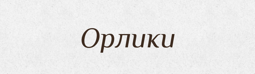 Орлики — Великий тлумачний словник сучасної української мови
