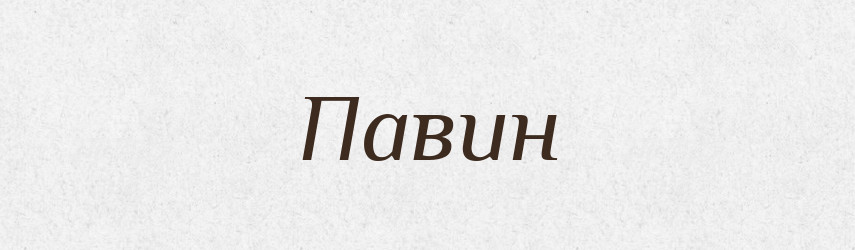 Павин — Великий тлумачний словник сучасної української мови