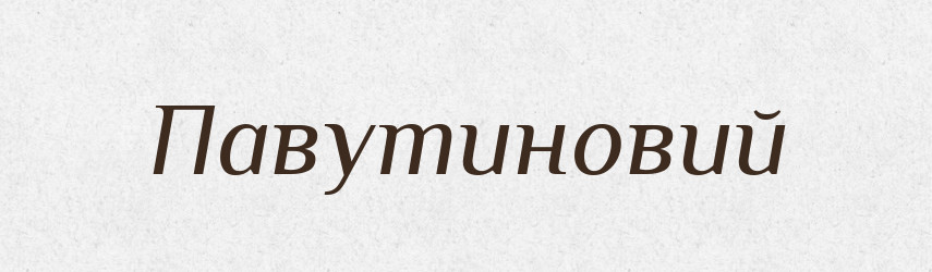 Павутиновий — Великий тлумачний словник сучасної української мови