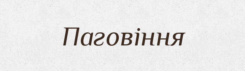 Паговіння — Великий тлумачний словник сучасної української мови