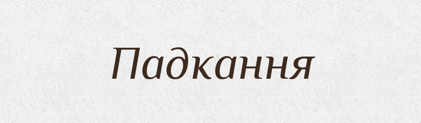 Падкання — Великий тлумачний словник сучасної української мови