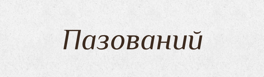 Пазований — Великий тлумачний словник сучасної української мови