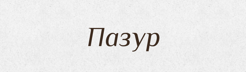 Пазур — Великий тлумачний словник сучасної української мови