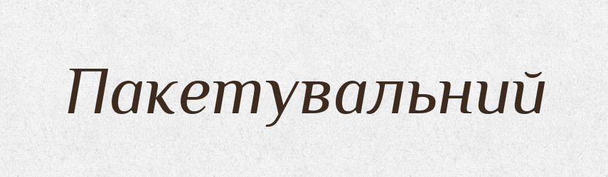 Пакетувальний — Великий тлумачний словник сучасної української мови