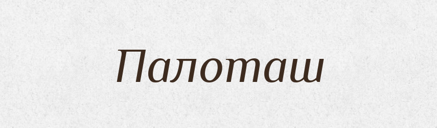 Палоташ — Великий тлумачний словник сучасної української мови