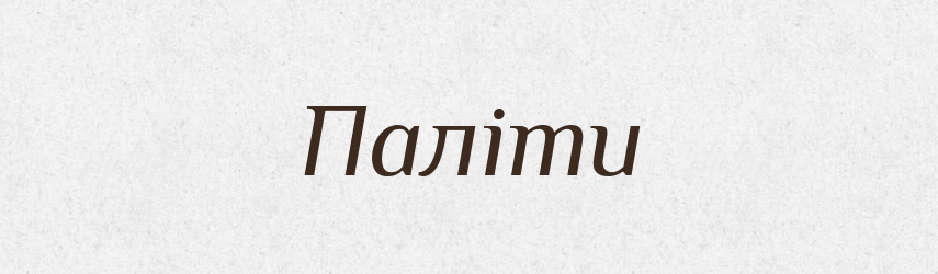 Паліти — Великий тлумачний словник сучасної української мови