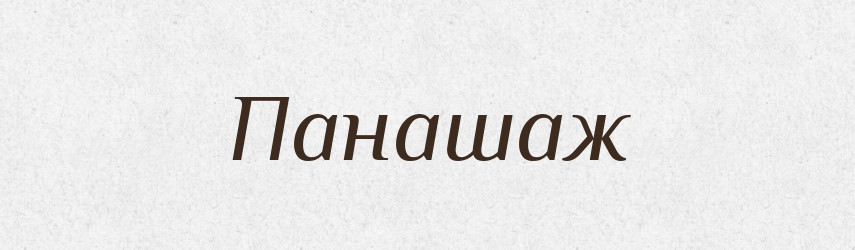 Панашаж — Великий тлумачний словник сучасної української мови