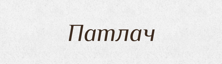 Патлач — Великий тлумачний словник сучасної української мови