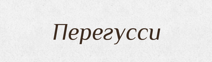 Перегусси — Великий тлумачний словник сучасної української мови