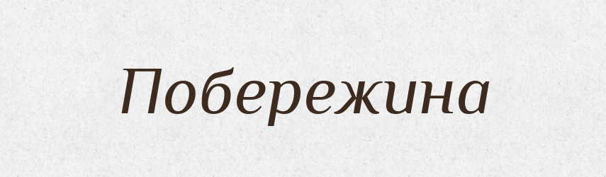 Побережина — Великий тлумачний словник сучасної української мови