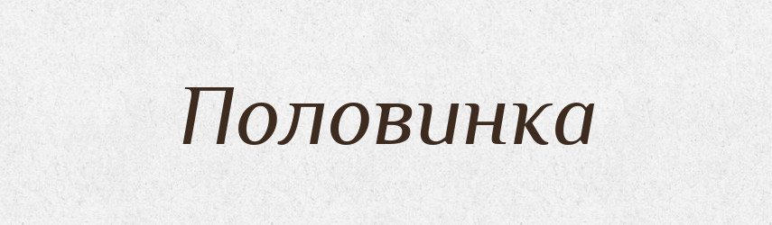 Половинка — Великий тлумачний словник сучасної української мови