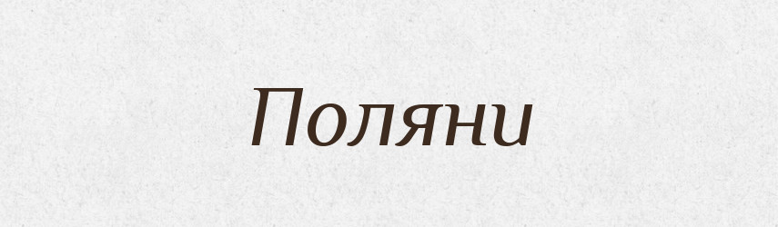Поляни — Великий тлумачний словник сучасної української мови