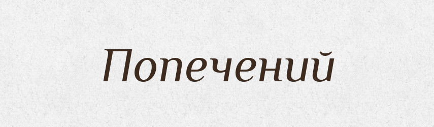 Попечений — Великий тлумачний словник сучасної української мови