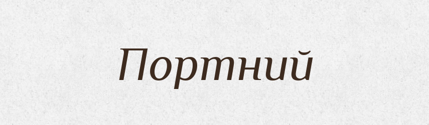 Портний — Великий тлумачний словник сучасної української мови
