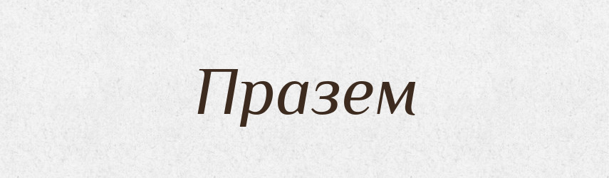 Празем — Великий тлумачний словник сучасної української мови