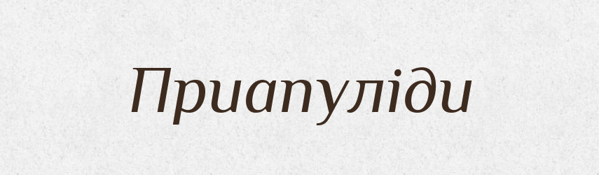 Приапуліди — Великий тлумачний словник сучасної української мови