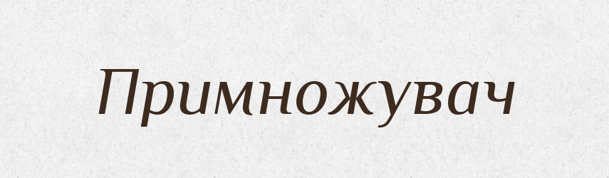 Примножувач — Великий тлумачний словник сучасної української мови