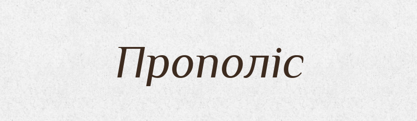 Прополіс — Великий тлумачний словник сучасної української мови