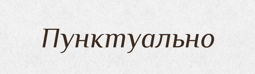 Пунктуально — Великий тлумачний словник сучасної української мови