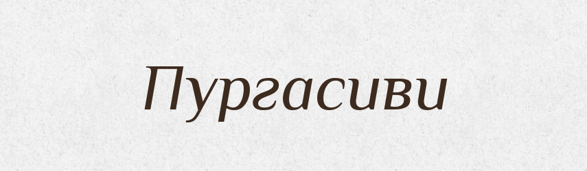 Пургасиви — Великий тлумачний словник сучасної української мови