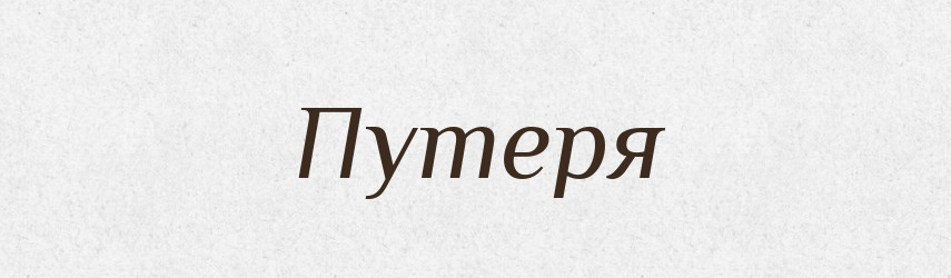 Путеря — Великий тлумачний словник сучасної української мови