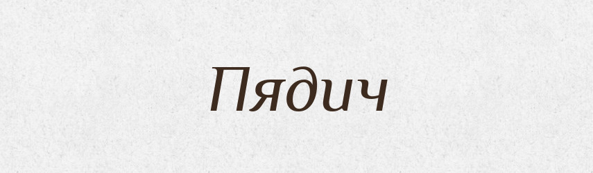 Пядич — Великий тлумачний словник сучасної української мови