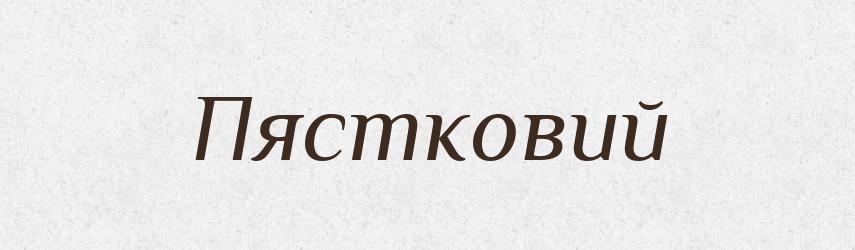 Пястковий — Великий тлумачний словник сучасної української мови