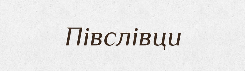 Півслівци — Великий тлумачний словник сучасної української мови