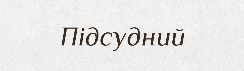 Підсудний — Великий тлумачний словник сучасної української мови