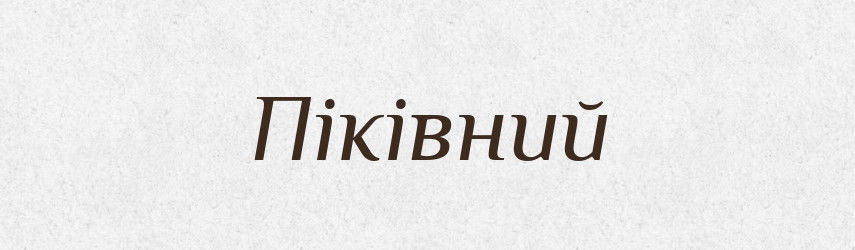 Піківний — Великий тлумачний словник сучасної української мови