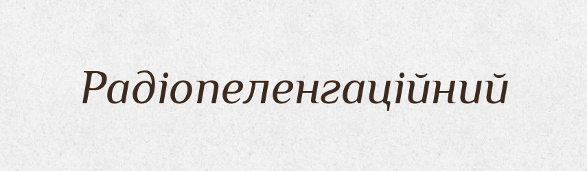 Радіопеленгаційний — Великий тлумачний словник сучасної української мови
