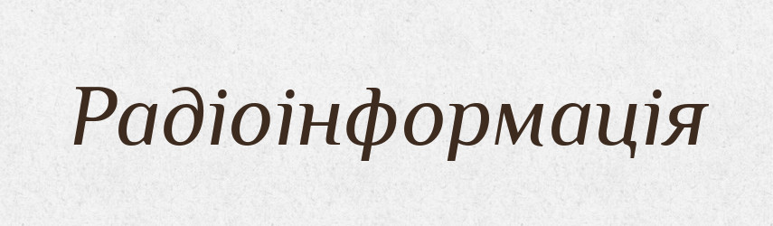 Радіоінформація — Великий тлумачний словник сучасної української мови