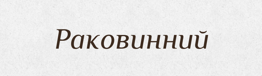 Раковинний — Великий тлумачний словник сучасної української мови