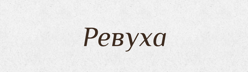 Ревуха — Великий тлумачний словник сучасної української мови
