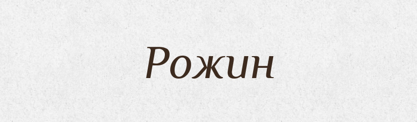 Рожин — Великий тлумачний словник сучасної української мови