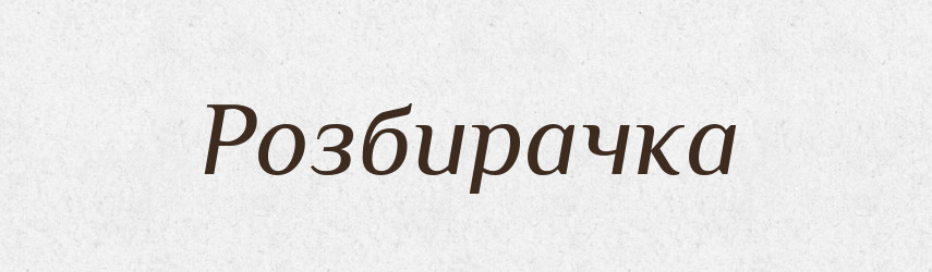Розбирачка — Великий тлумачний словник сучасної української мови