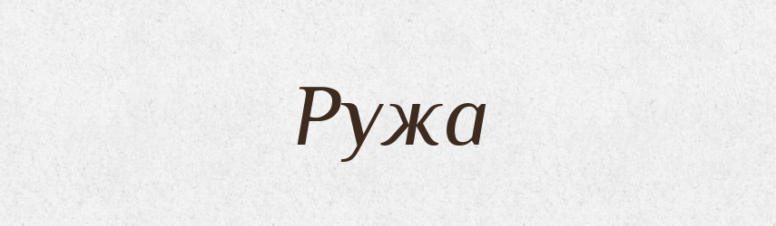 Ружа — Великий тлумачний словник сучасної української мови